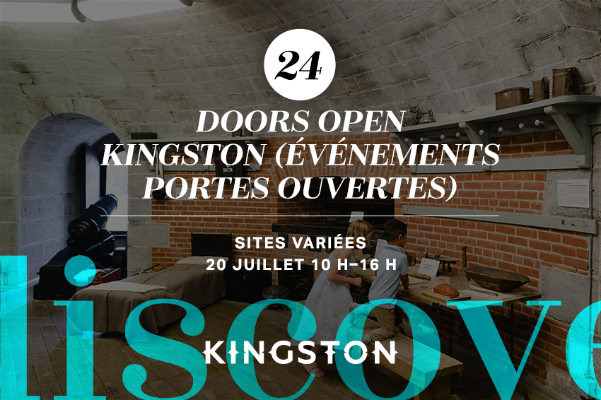 24. Doors Open Kingston (événements Portes ouvertes)