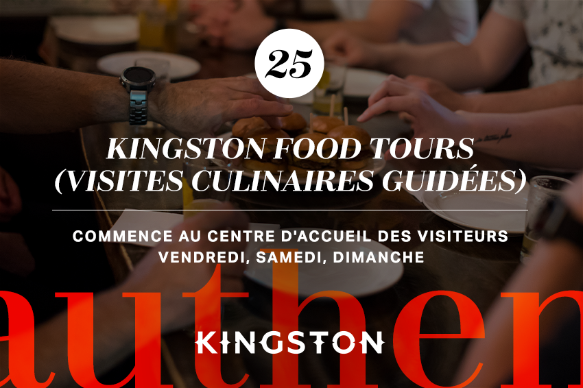 25. Kingston Food Tours (visites culinaires guidées) 