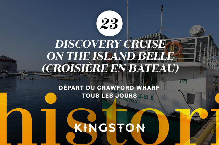 23. Discovery cruise on the Island Belle (croisière en bateau)