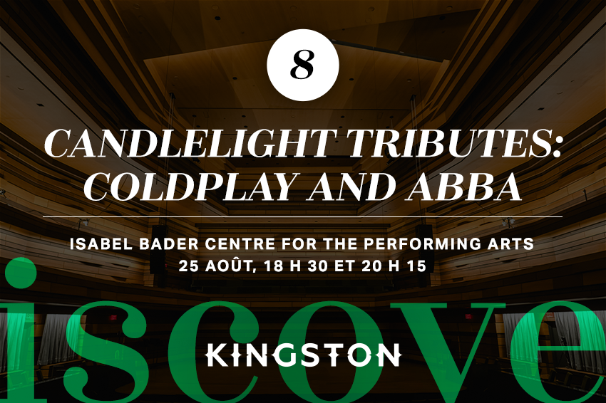 8. Candlelight tributes: Coldplay and ABBA