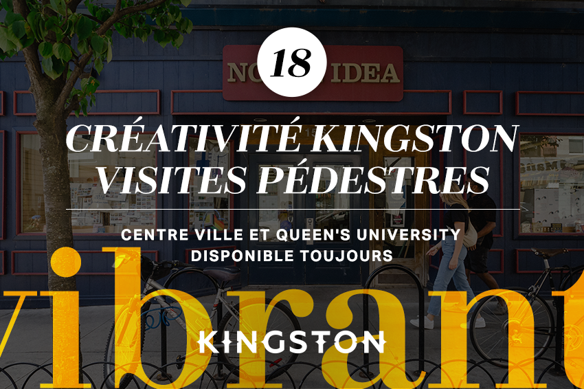 18. Créativité Kingston visites pédestres