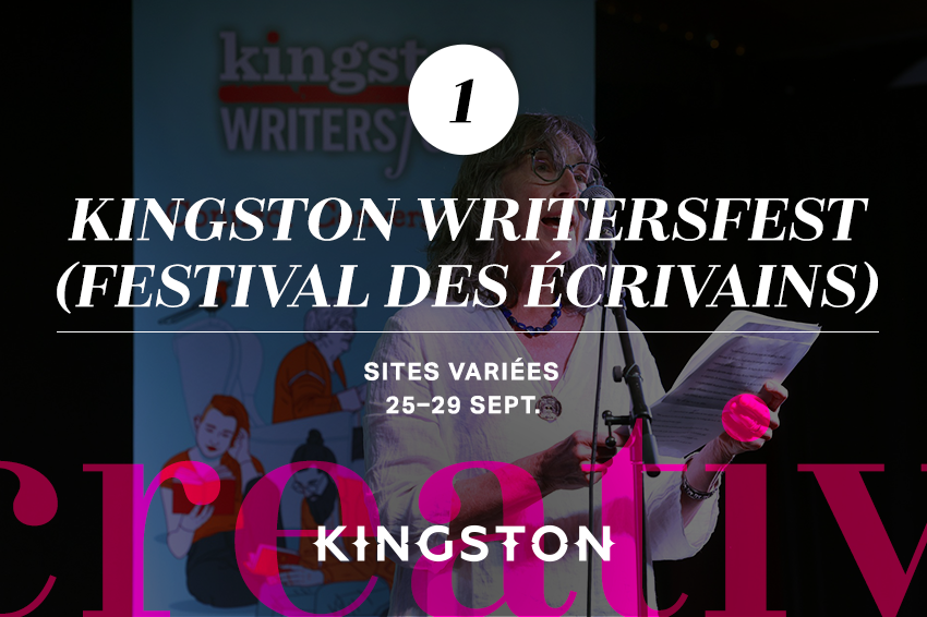 1. Kingston WritersFest (festival des écrivains)