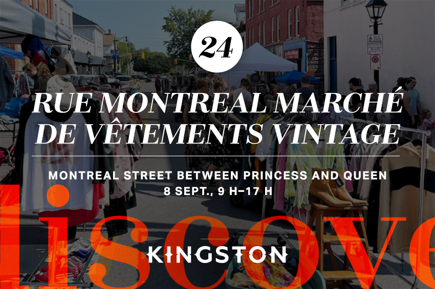 24. rue Montreal marché de vêtements vintage