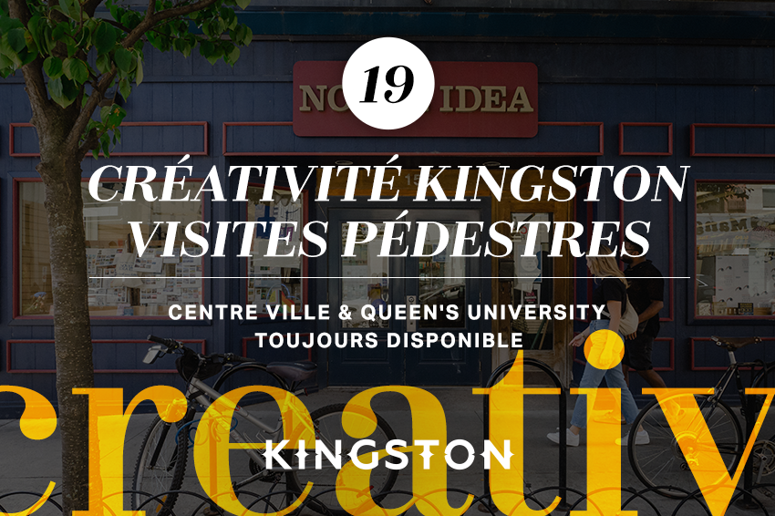 19. Créativité Kingston visites pédestres