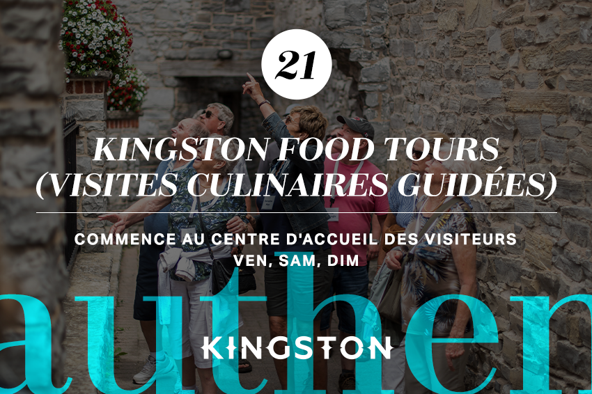 21. Kingston Food Tours (visites culinaires guidées)