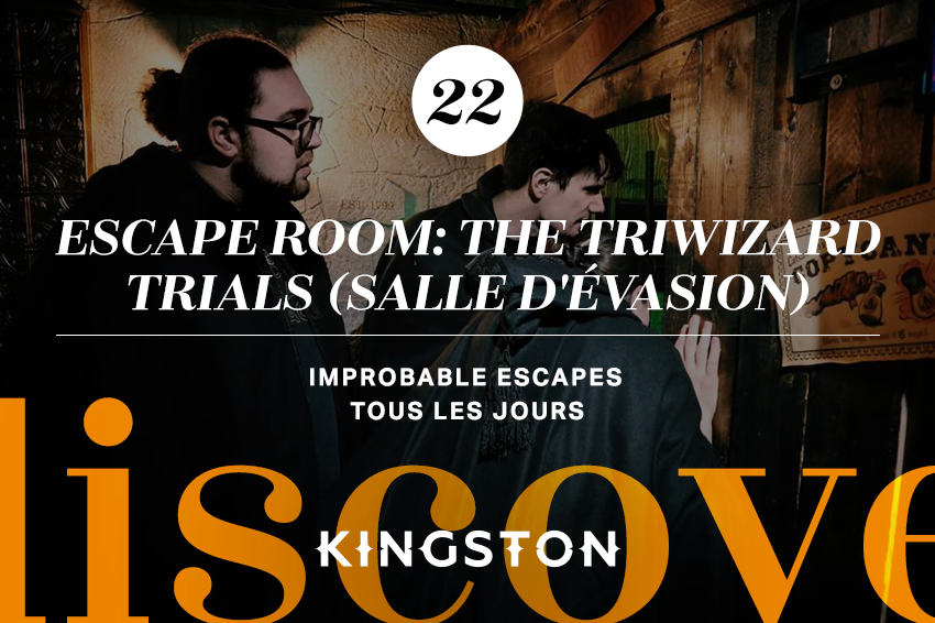 22. Escape room: The Triwizard Trials (salle d'évasion)