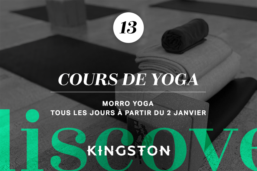 13. Cours de yoga