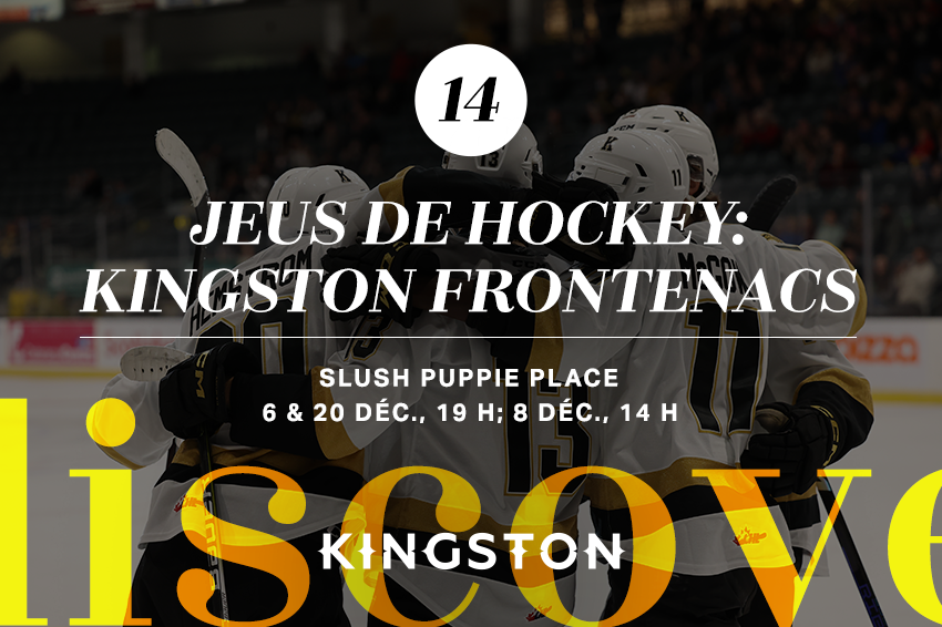 14. jeus de hockey: Kingston Frontenacs