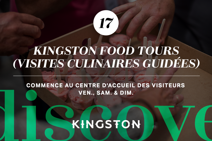 17. Kingston Food Tours (visites culinaires guidées)