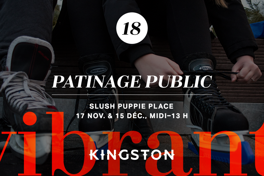 18. Patinage public