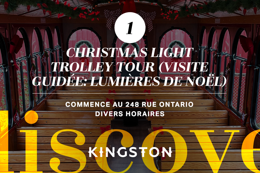 1. Christmas Light Trolley Tour (visite guidée: lumières de Noël)