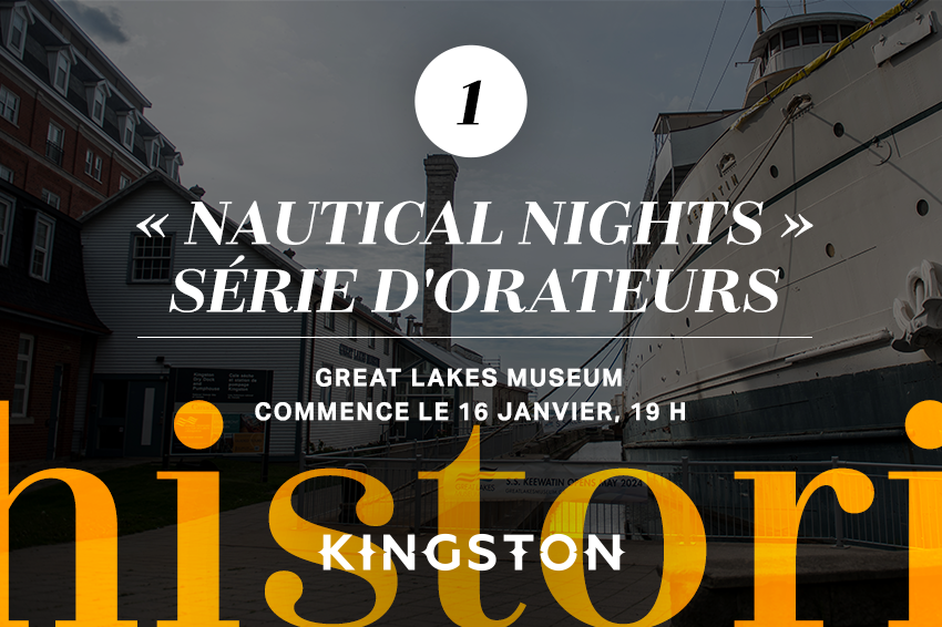 1. « Nautical Nights » série d'orateurs