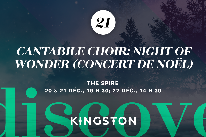 21. Cantabile Choir: Night of Wonder (concert de Noël)