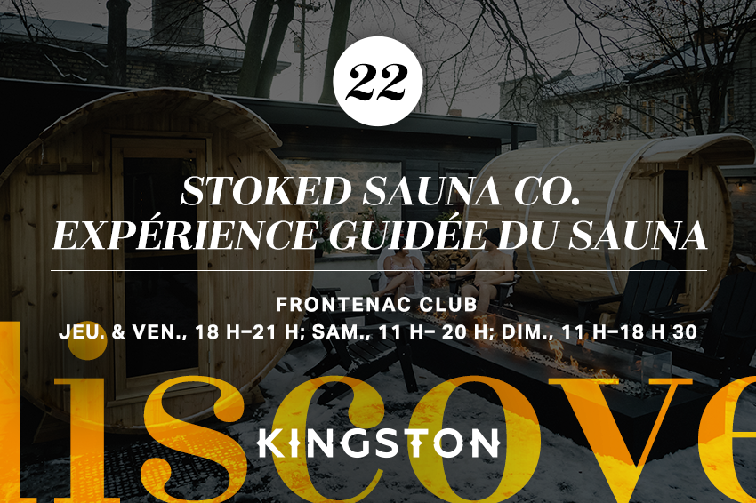 22. Stoked Sauna Co. expérience guidée du sauna