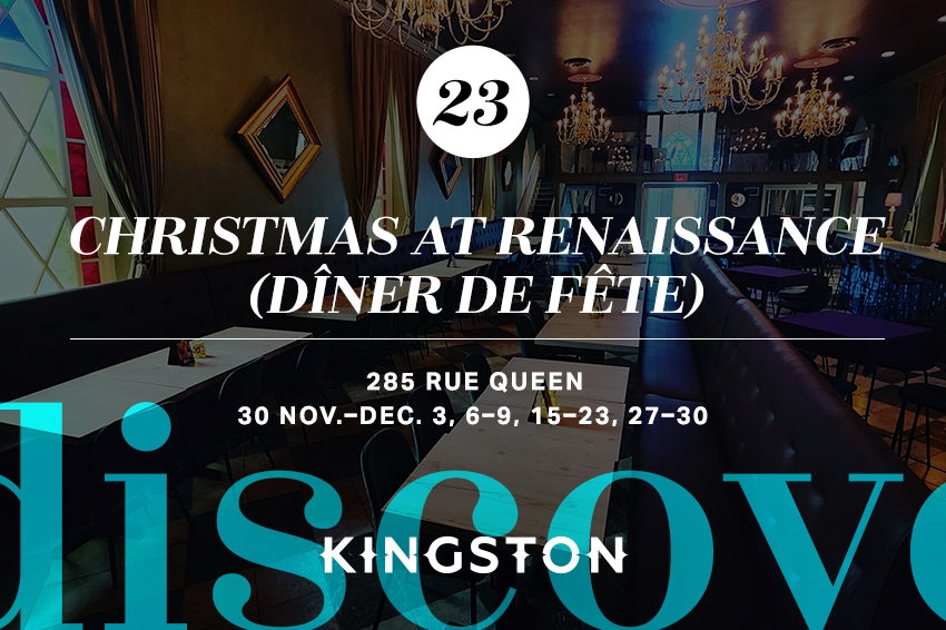 23. Christmas at Renaissance (dîner de fête)