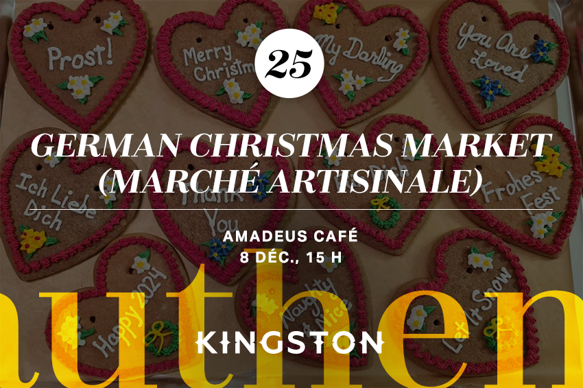 25. German Christmas Market (marché artisinale)