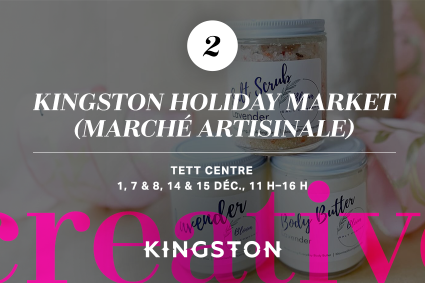 2. Kingston Holiday Market (marché artisinale)