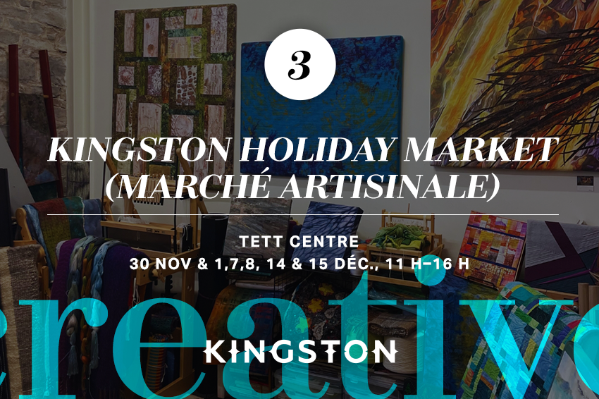 3. Kingston Holiday Market (marché artisinale)