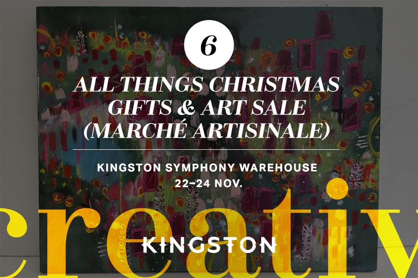 6. All Things Christmas gifts & art sale (marché artisinale)