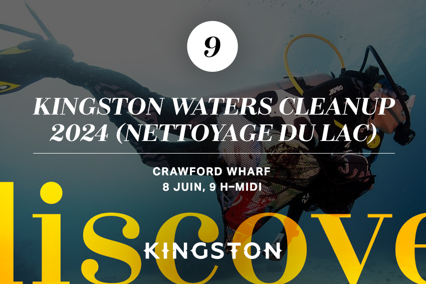 9. Kingston Waters Clean Up 2024 (nettoyage du lac)